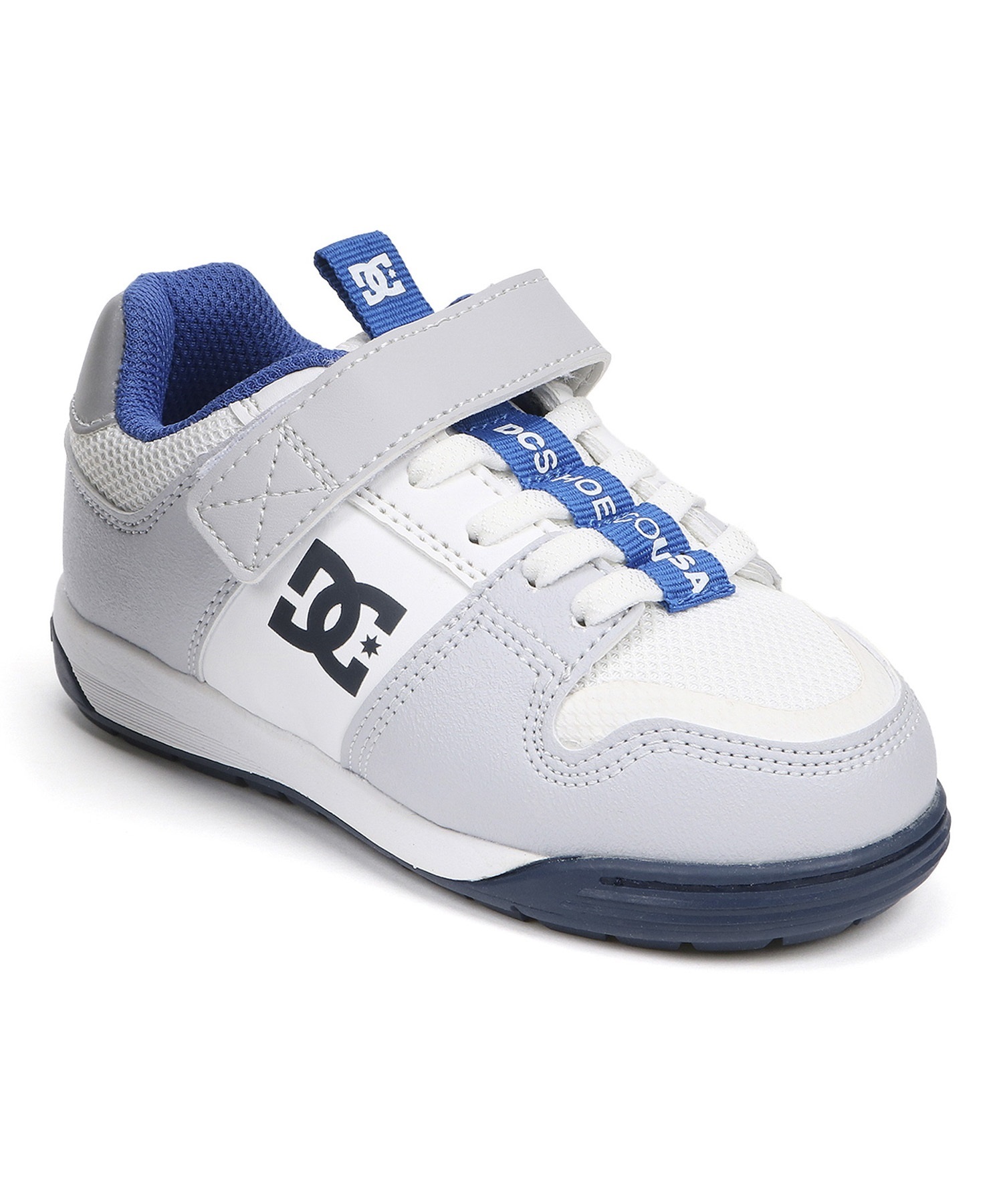 DC SHOE/ディーシー KS MEDALIST 4 キッズ スニーカー メダリスト ベルクロ ゴムひも DK236601 WBL(WBL-14.0cm)