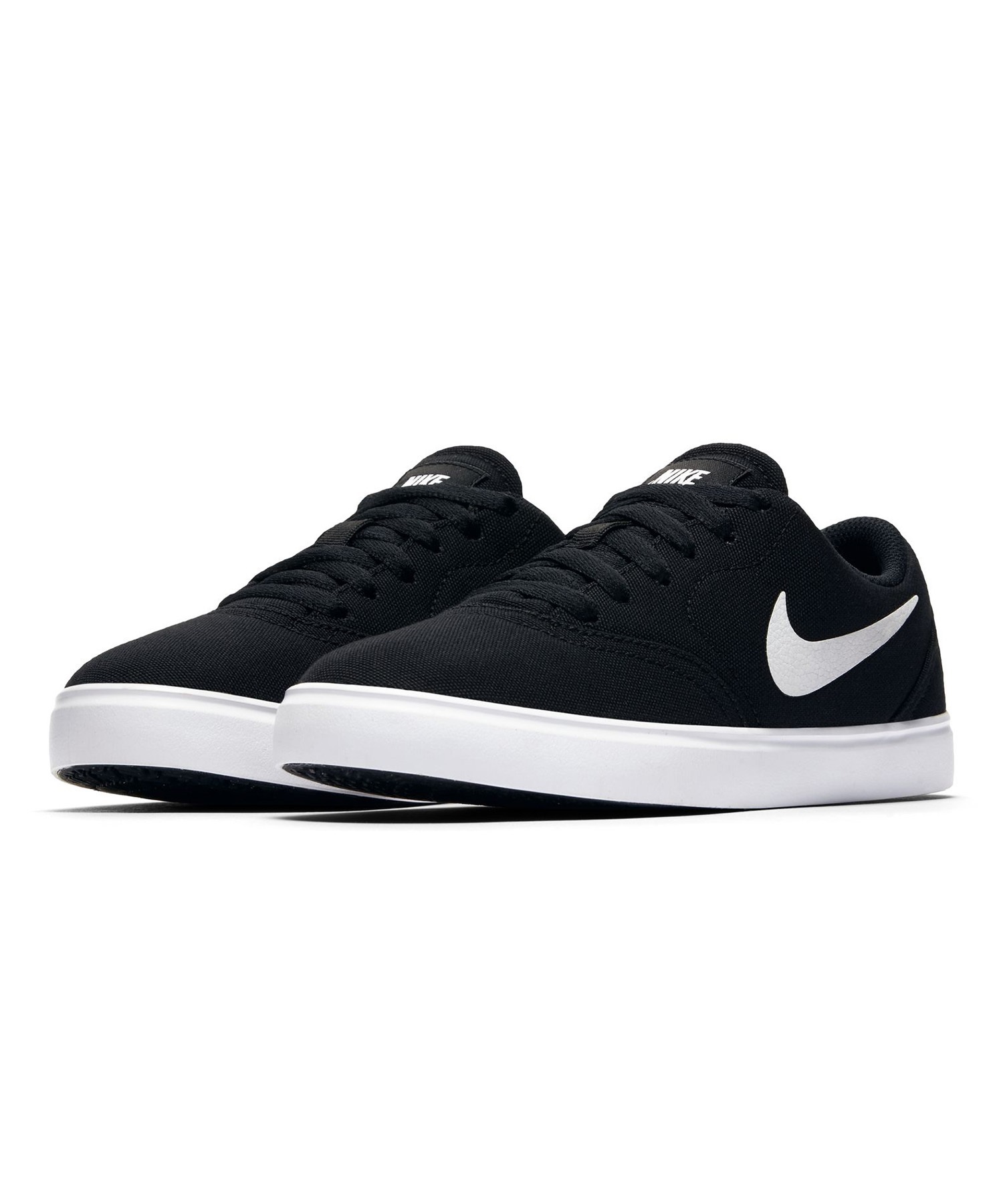 NIKE SB/ナイキエスビー Check Canvas チェック キャンバス GS ジュニア スケートボードシューズ キッズ スニーカー 905373-003(003-22.5cm)