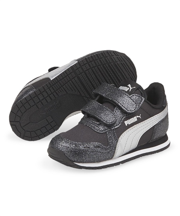 PUMA/プーマ Cabana Racer Glitz V Inf カバナ レーサー グリッツ キッズ スニーカー ベルクロ 370986 10