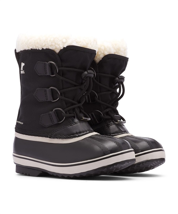 SOREL/ソレル ユート パックナイロン ウォータープルーフ キッズ ウィンターブーツ 防水 ブラック NY1962 010