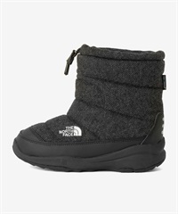 THE NORTH FACE/ザ・ノース・フェイス K Nuptse Bootie WP ヌプシ ブーティ ウォータープルーフ キッズ ウィンターブーツ 防水 ウールブラック NFJ52287 WK