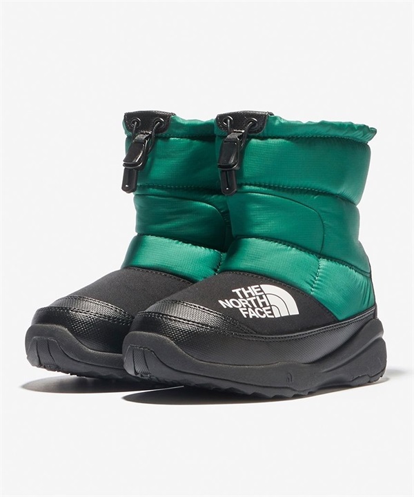 THE NORTH FACE/ザ・ノース・フェイス K Nuptse Bootie VII ヌプシ ブーティ VI キッズ ウィンターブーツ 防水 グリーン NFJ52288 FK