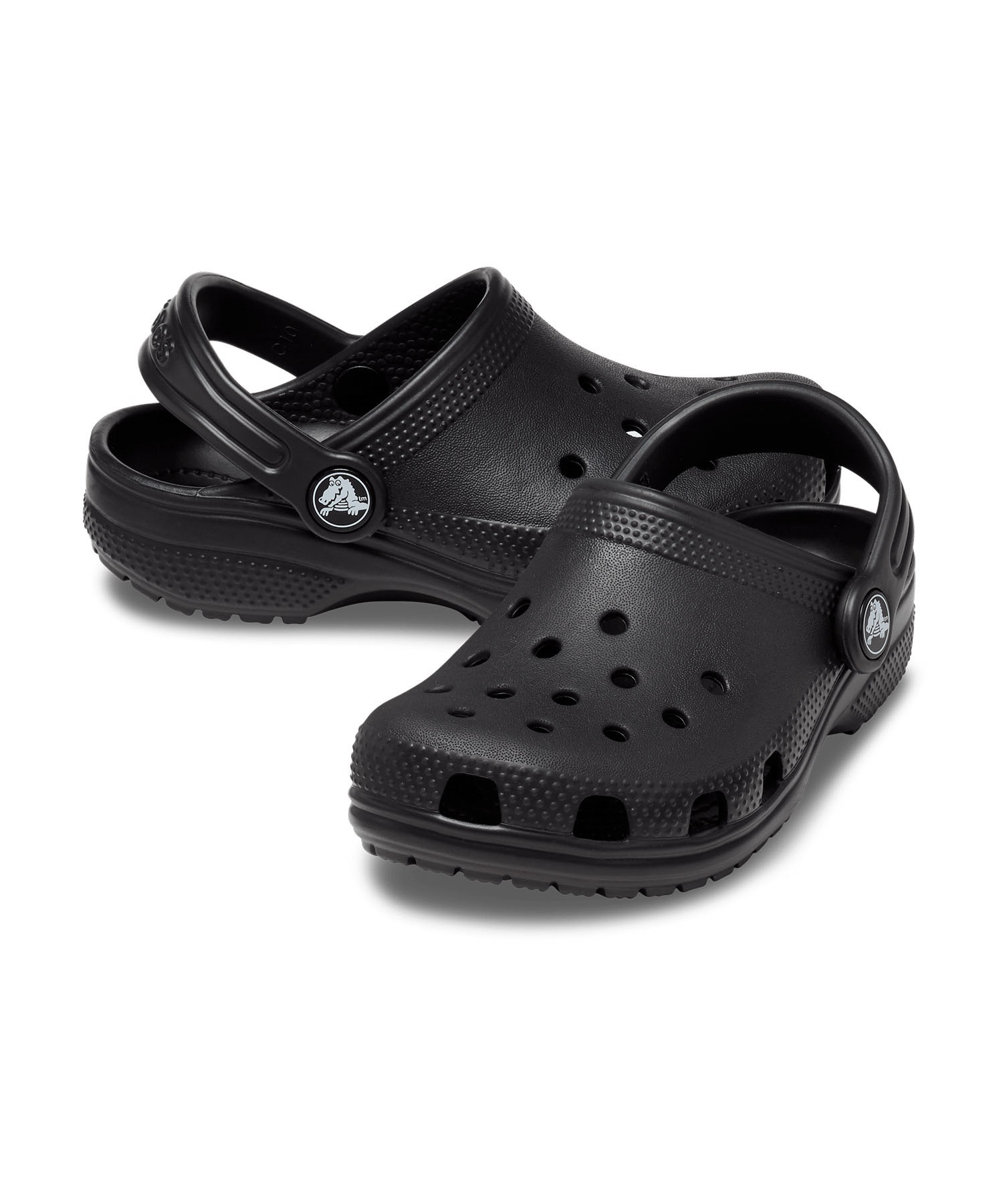 CROCS クロックス シューズ キッズ サンダル クロックス KIDS CLASSIC CLOG 206991-001(BK-18.0cm)