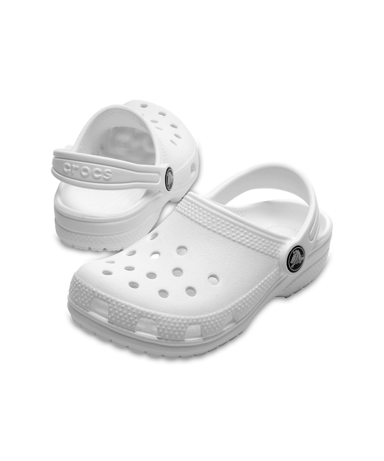 CROCS クロックス シューズ キッズ サンダル クロックス KIDS CLASSIC CLOG 206991-100(WT-18.0cm)