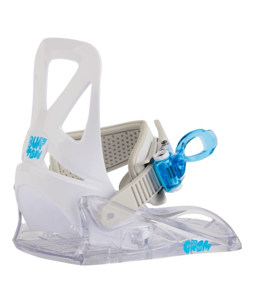 BURTON  スノーボード バインディング ビンディング キッズ Kids' Grom Disc Snowboard Bindings 23-24モデル(White-M)