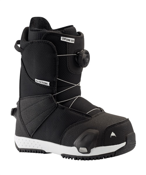 BURTON バートン スノーボード ブーツ キッズ Kids' Zipline Step On Snowboard Boots 20320101001 23-24モデル(Black-21.0cm)