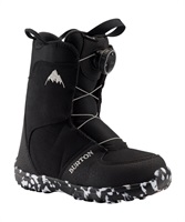 BURTON バートン スノーボード ブーツ キッズ Kids' Grom BOA Snowboard Boots 15089102001 23-24モデル(Black-17.5cm)