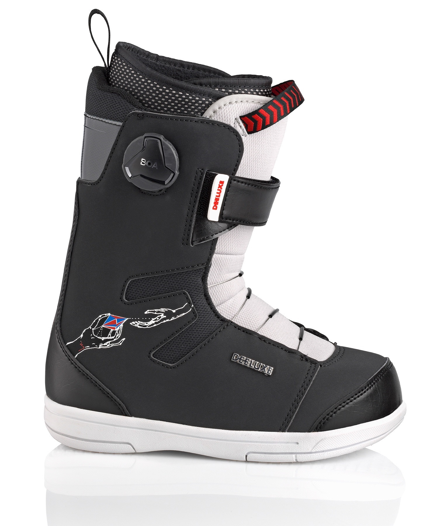 DEELUXE スノーボードブーツ 青/黒 ディーラックス(DEELUXE) スノーボードブーツ ひもタイプ エンパイア