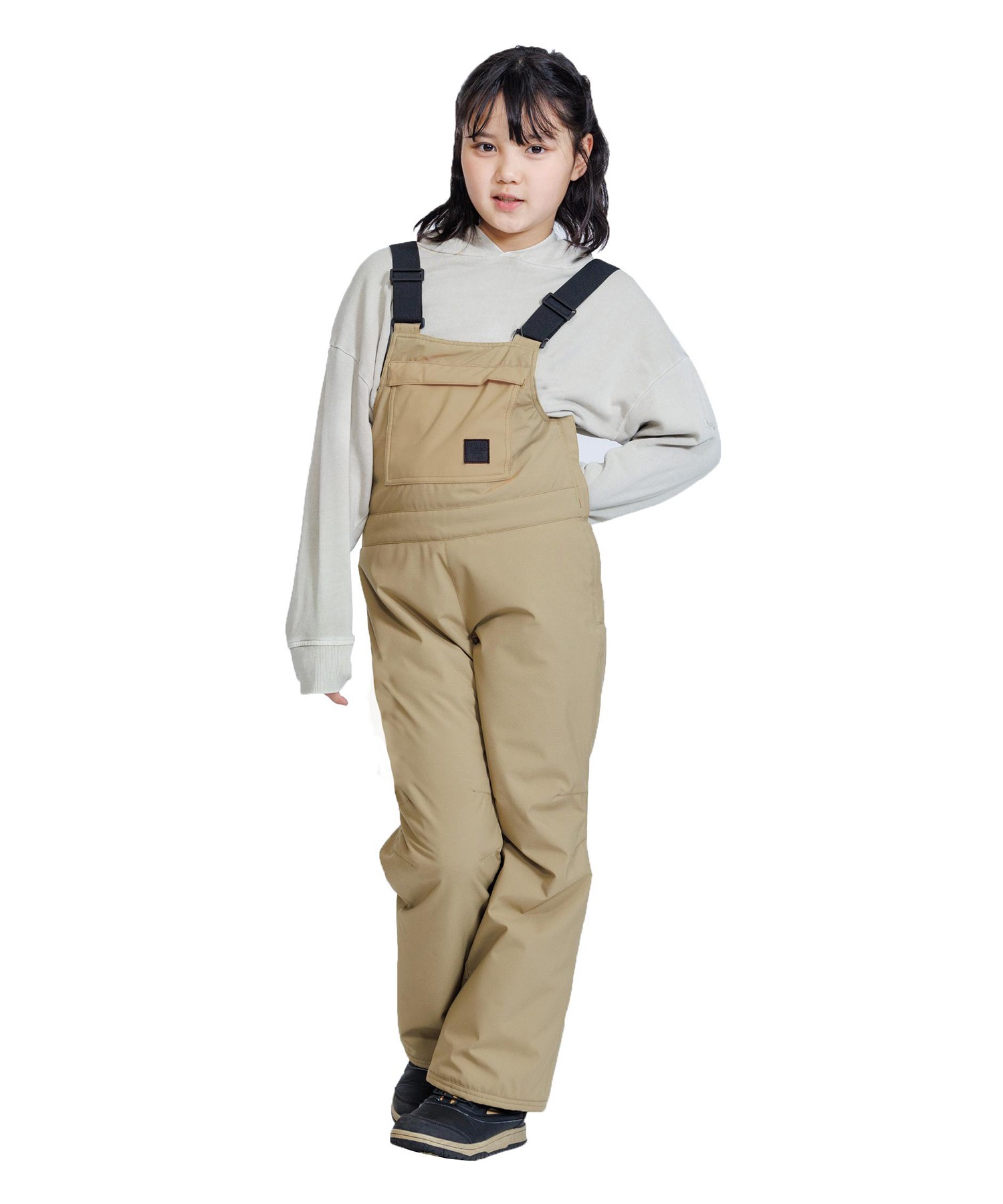 スノーボード ウェア パンツ キッズ RESEEDA レセーダ KID'S WORK BIB REP56404 23-24モデル ムラサキスポーツ KK I21(KHAKI-130cm)