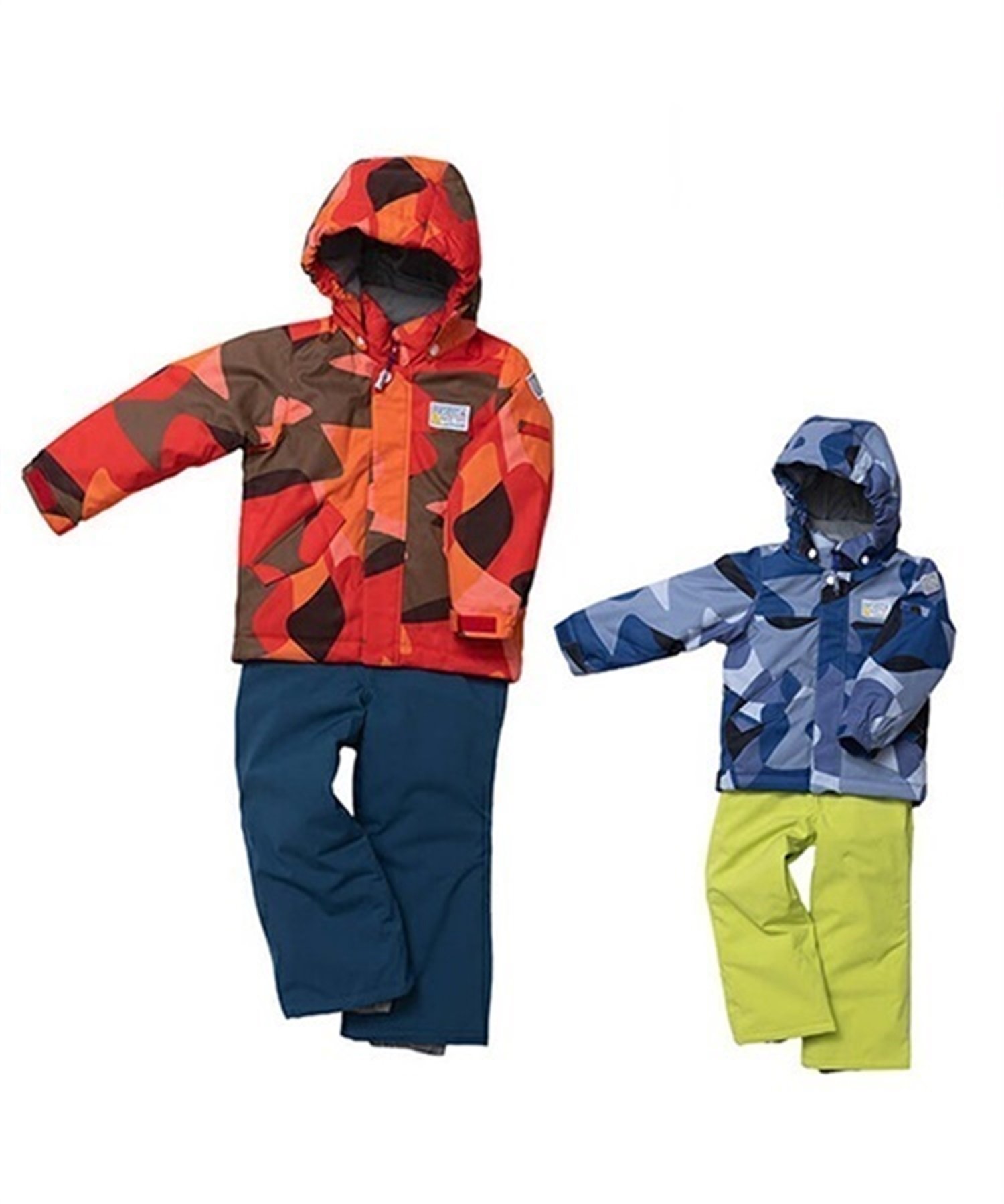 上下セット スノーボード ウェアセット キッズ RESEEDA レセーダ TODDLER-SUIT 22-23モデル ムラサキスポーツ JJ L1(RED-100)