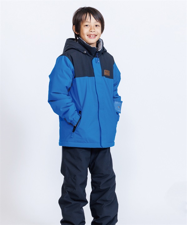 BURTON 子ども用スノーボードウェア Lサイズ グレー/ブラック BURTON バートン スノーボードウェア キッズ ジャケット KD