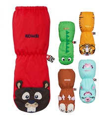 スノーボード グローブ キッズ KOMBI コンビ ANIMAL FAMILY MITT 31096 ムラサキスポーツ 23-24モデル KK L29(TYTT-S)