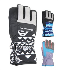 スノーボード グローブ キッズ northpeak ノースピーク NP-4073 JUNIOR GLOVE ムラサキスポーツ 23-24モデル KX K9