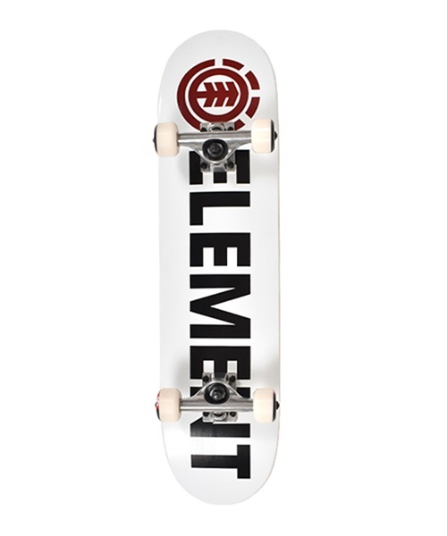 キッズ スケートボード コンプリートセット ELEMENT エレメント BC027-426 BLAZIN 7.37インチ JJ ムラサキスポーツ D23(WHT-7.37inch)