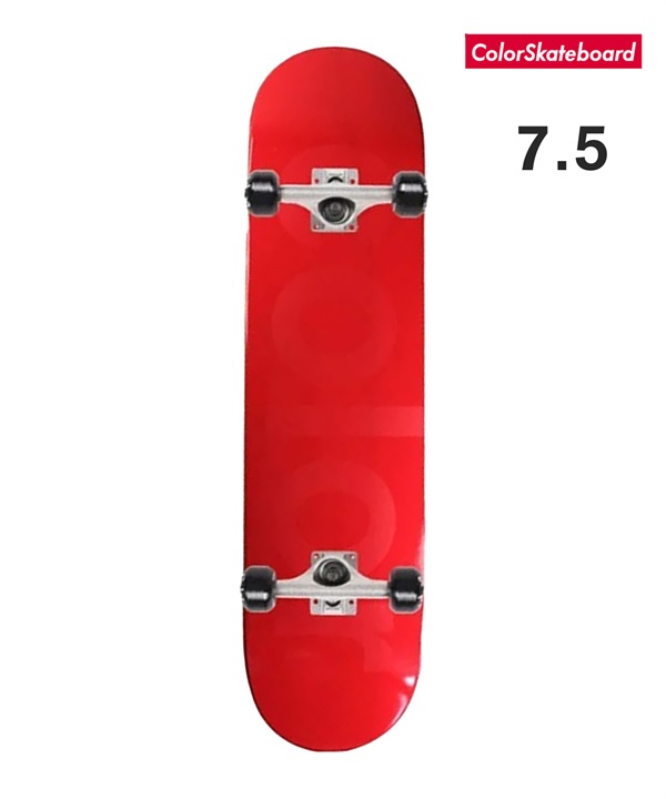【店頭受取対象外】キッズ スケートボード コンプリートセット ColorSkateboard カラースケートボード COLOR COMPLETE RD オンラインストア限定 JJ K6