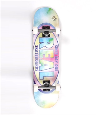 キッズ スケートボード コンプリートセット OVAL TIE DYES MINI 7.3インチ KK C20