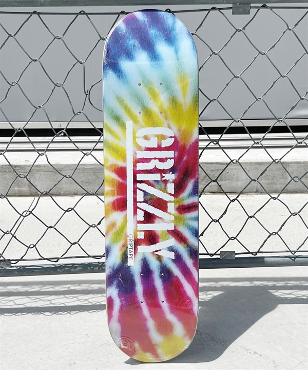キッズ スケートボード デッキ GRIZZLY グリズリー TIE DYE DECK VIGR22FAM6737 7.37inch