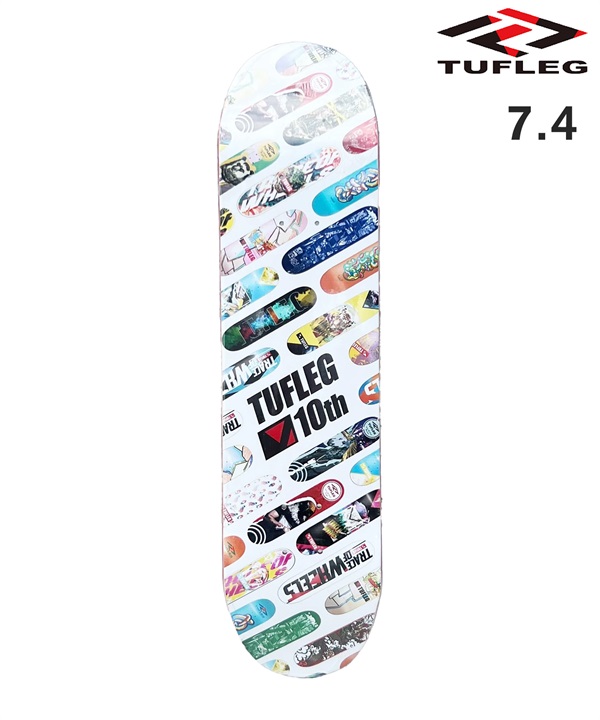 旧モデル キッズ スケートボード デッキ TUFLEG タフレグ TLDK2205A 7.4inch