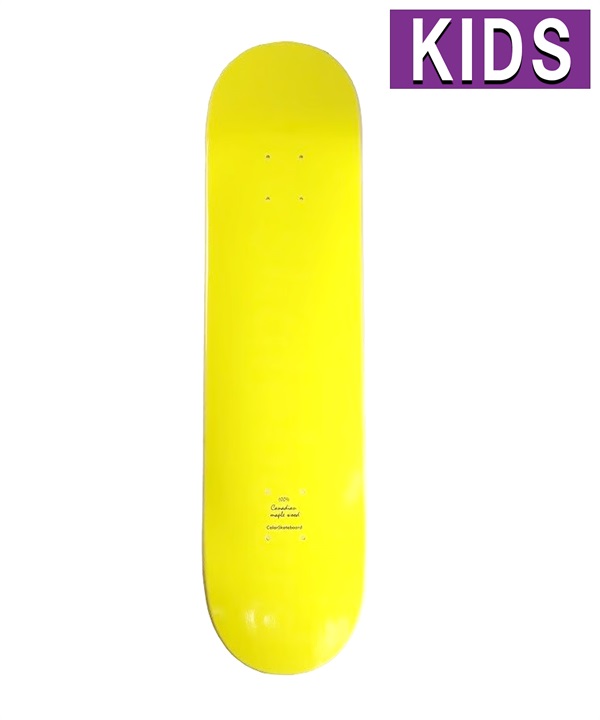キッズ スケートボード デッキ ColorSkateboard カラースケートボード PHANTOM YE 7.25inch KK4 K21