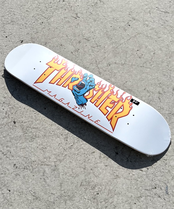 キッズ スケートボード デッキ SANTA CRUZ サンタクルーズ XTHRASHER S FLAM 31021746 7.5inch KK4 K3(ONECOLOR-7.50inch)