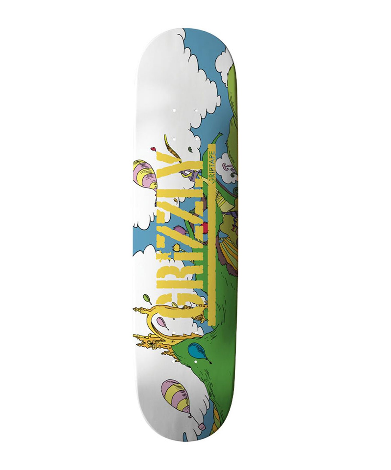 GRIZZLY グリズリー キッズ スケートボード デッキ UP AND AWAY DECK 7.0inch 28.9inch(ONECOLOR-7.00inch)