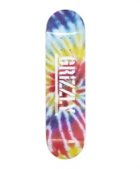 GRIZZLY グリズリー キッズ スケートボード デッキ TIE DYE DECK 7.37inch(ONECOLOR-7.37inch)