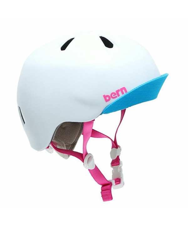 キッズ ヘルメット bern バーン NINO ニーノ  VJGSWTV12 SATIN WHITE KK I7