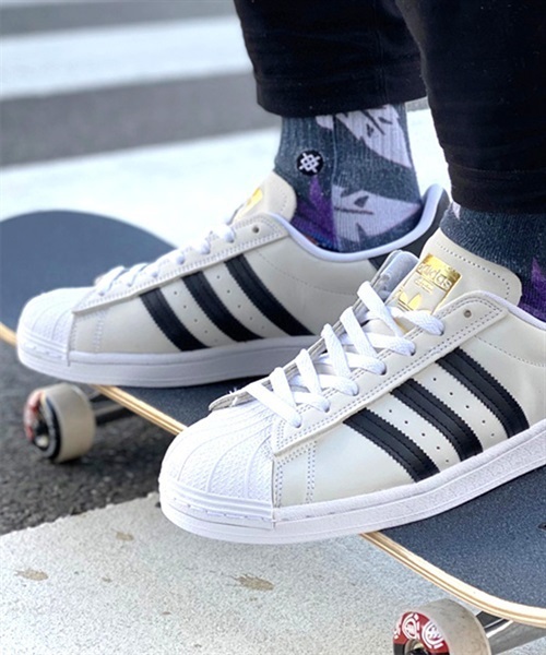 adidas skateboarding アディダス スケートボーディング SUPERSTAR スーパースター 421231903 シューズ スニーカー ユニセックス FV0322 KK1 A16(WHBK-23.0cm)