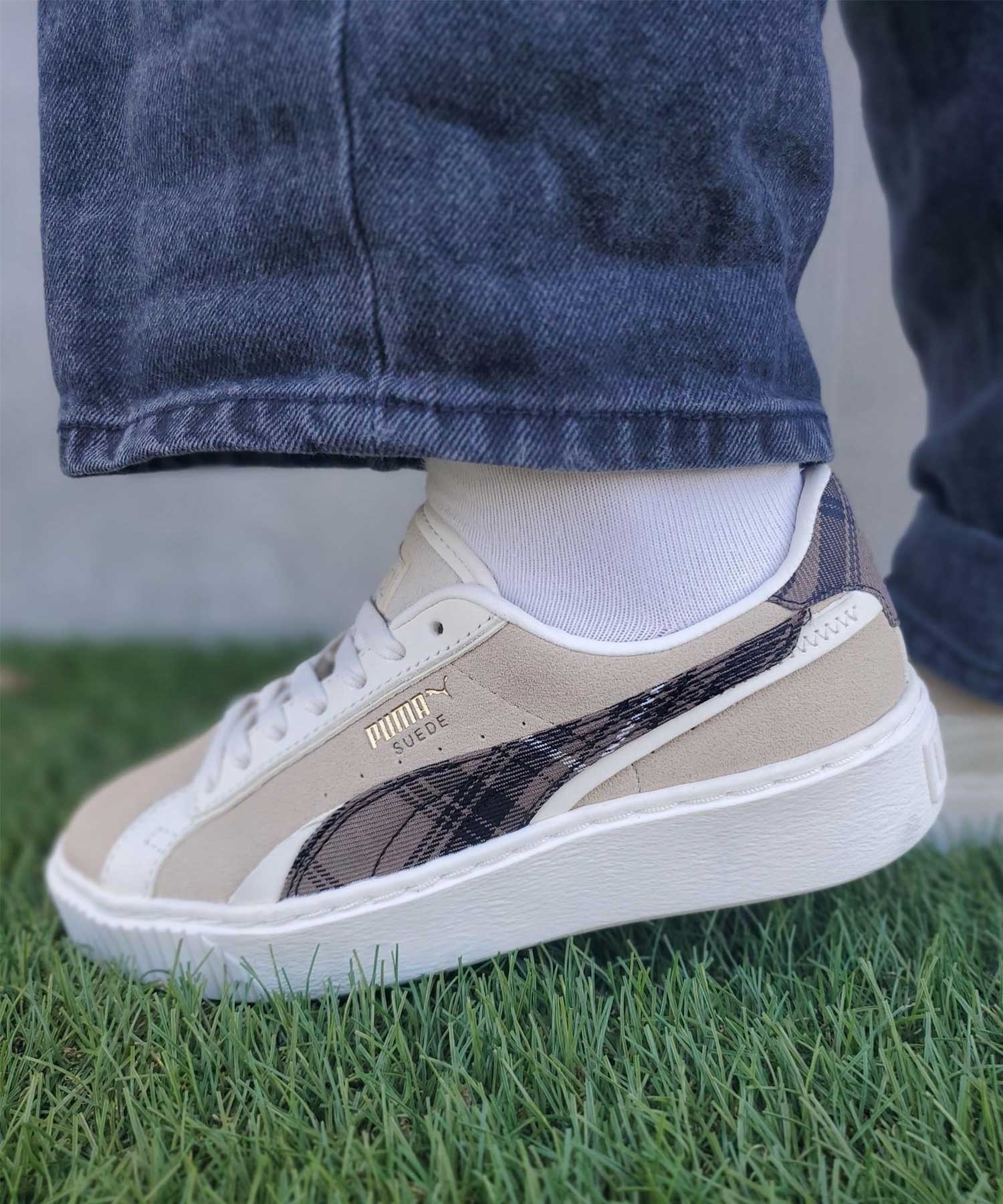 PUMA/プーマ スウェード プラットフォーム プレイド Wns レディース 厚底 395228 ムラサキスポーツ限定  ライフスタイル｜ムラサキスポーツオンラインストア 通販
