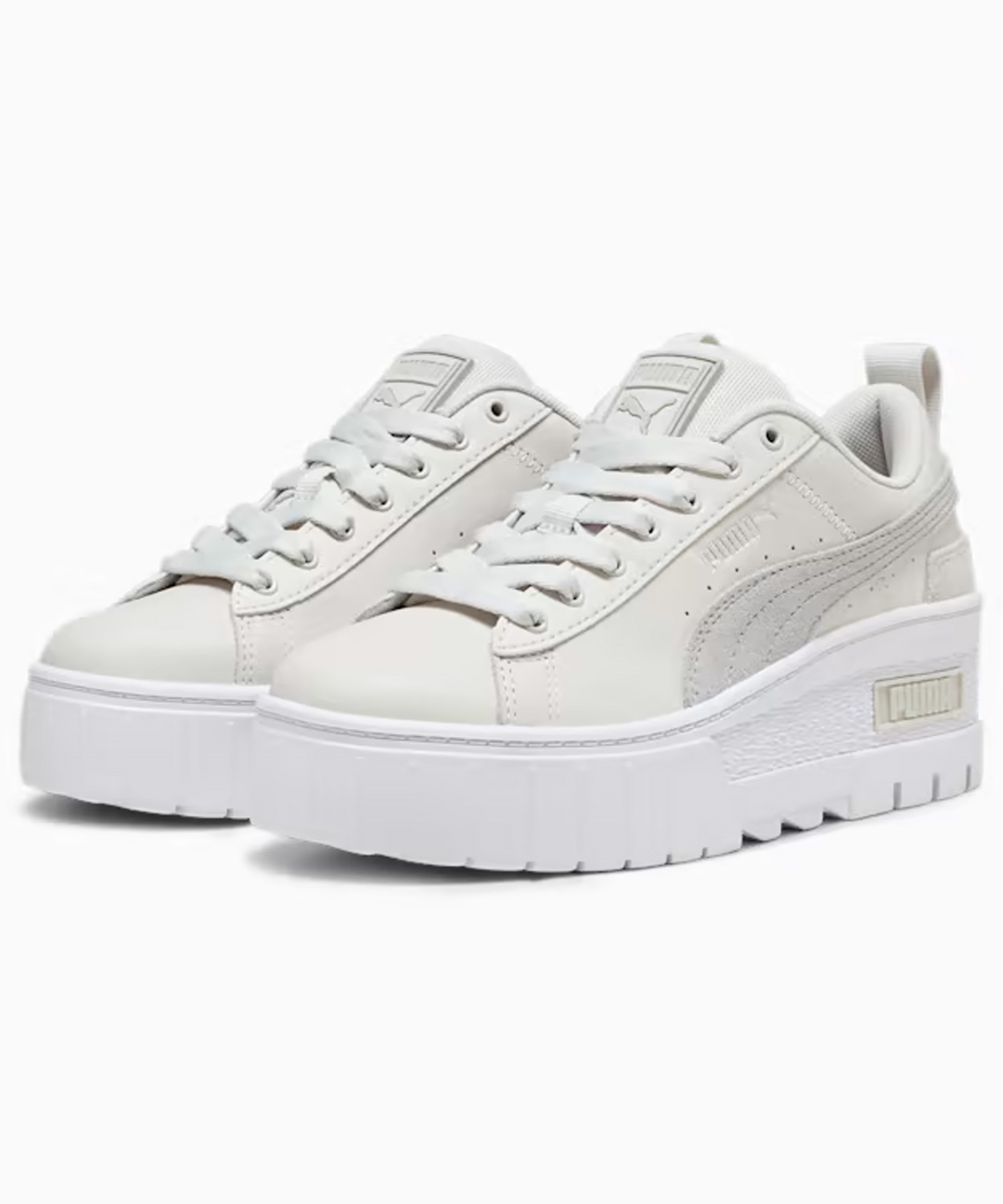 PUMA/プーマ ウィメンズ メイズ ウェッジ パステル スニーカー レディース 厚底 388566 06(06-23.0cm)