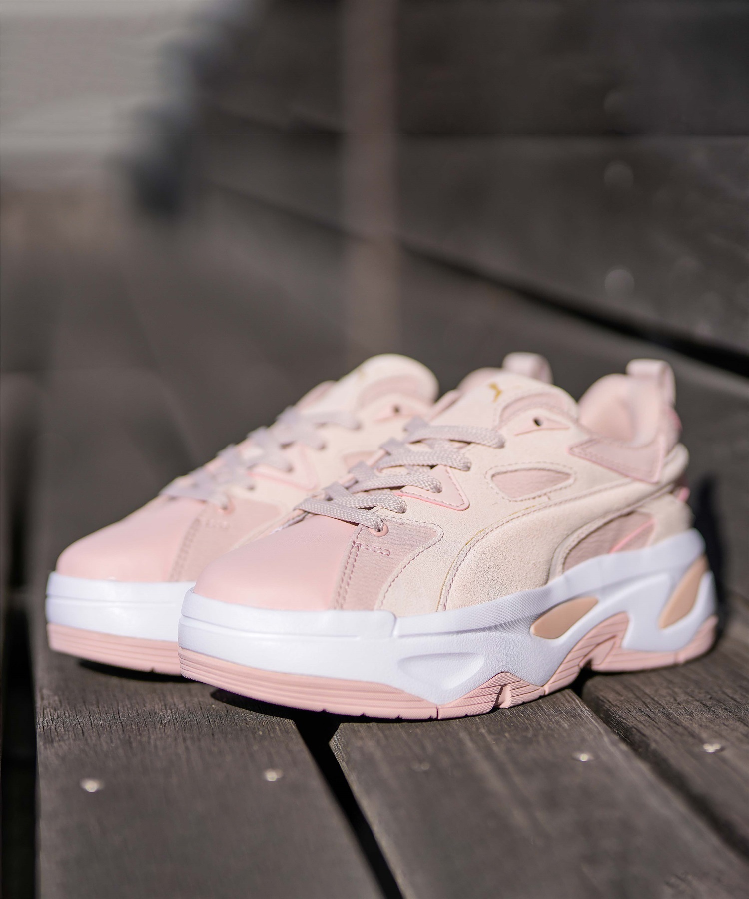 PUMA プーマ BLSTR MIX ブラスター ミックス ウィメンズ レディース シューズ 厚底 スニーカー 396095(02-23.0cm)