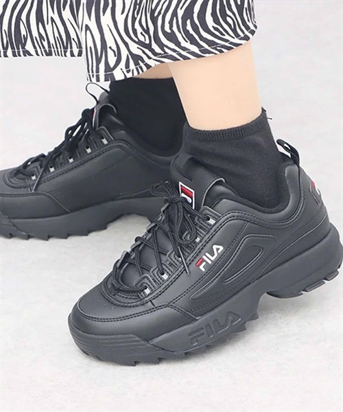 FILA/フィラ ディスラプター２ 厚底 スニーカー レディースF0540