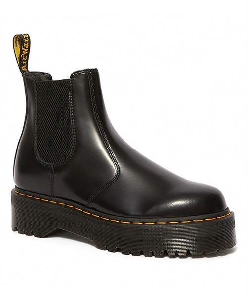 Dr Martens ドクターマーチン 2976 QUAD チェルシーブーツ 24687001 メンズ レディース ユニセックス サイドゴア ブーツ ムラサキスポーツ KK3 H16(BLACK-22.0cm)