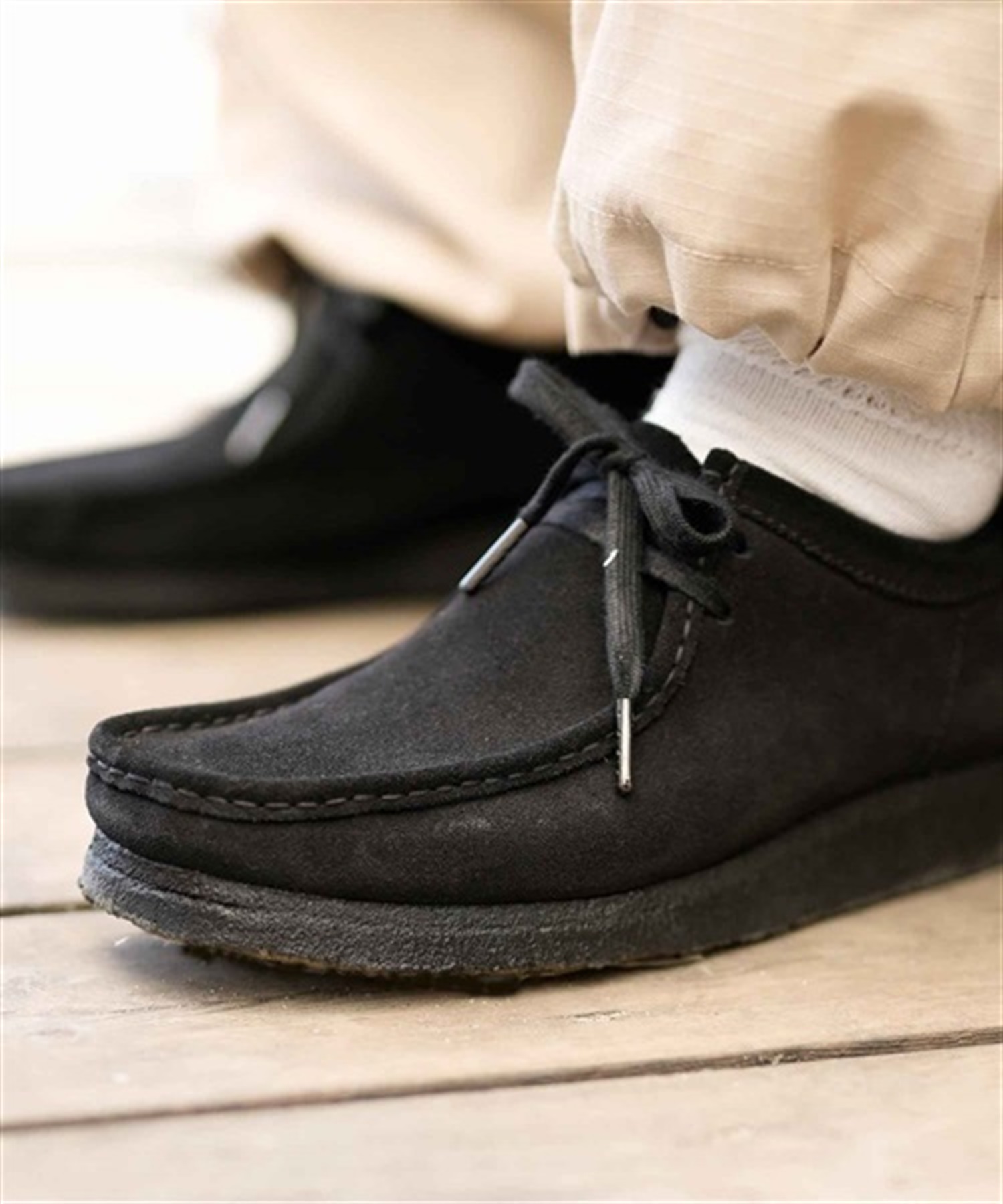 クラークス オリジナルス Wallabee ワラビー ブーツ Clarks 黒