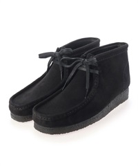 Clarks Originals/クラークス オリジナルス Wallabee Boot メンズ ワラビーブーツ モカシン デッキシューズ ブラックスエード 26155517