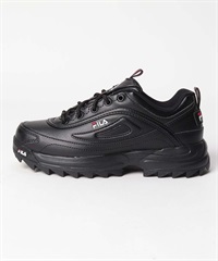 FILA/フィラ Distorter Premium ディストーター プレミアム レディース スニーカー 軽量 WSS23012-027(BLACK-22.5cm)