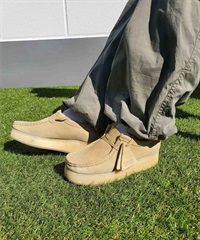 Clarks Originals/クラークス オリジナルス Wallacraft Bee ワラクラフトビー メープルスエード レディース ブーツ モカシン デッキシューズ 厚底 26173498(MAPSU-23.0cm)