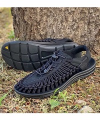 メンズ サンダル KEEN キーン UNEEK ユニーク 1014097 ムラサキスポーツ KK1 D27(BKBK-25.0cm)
