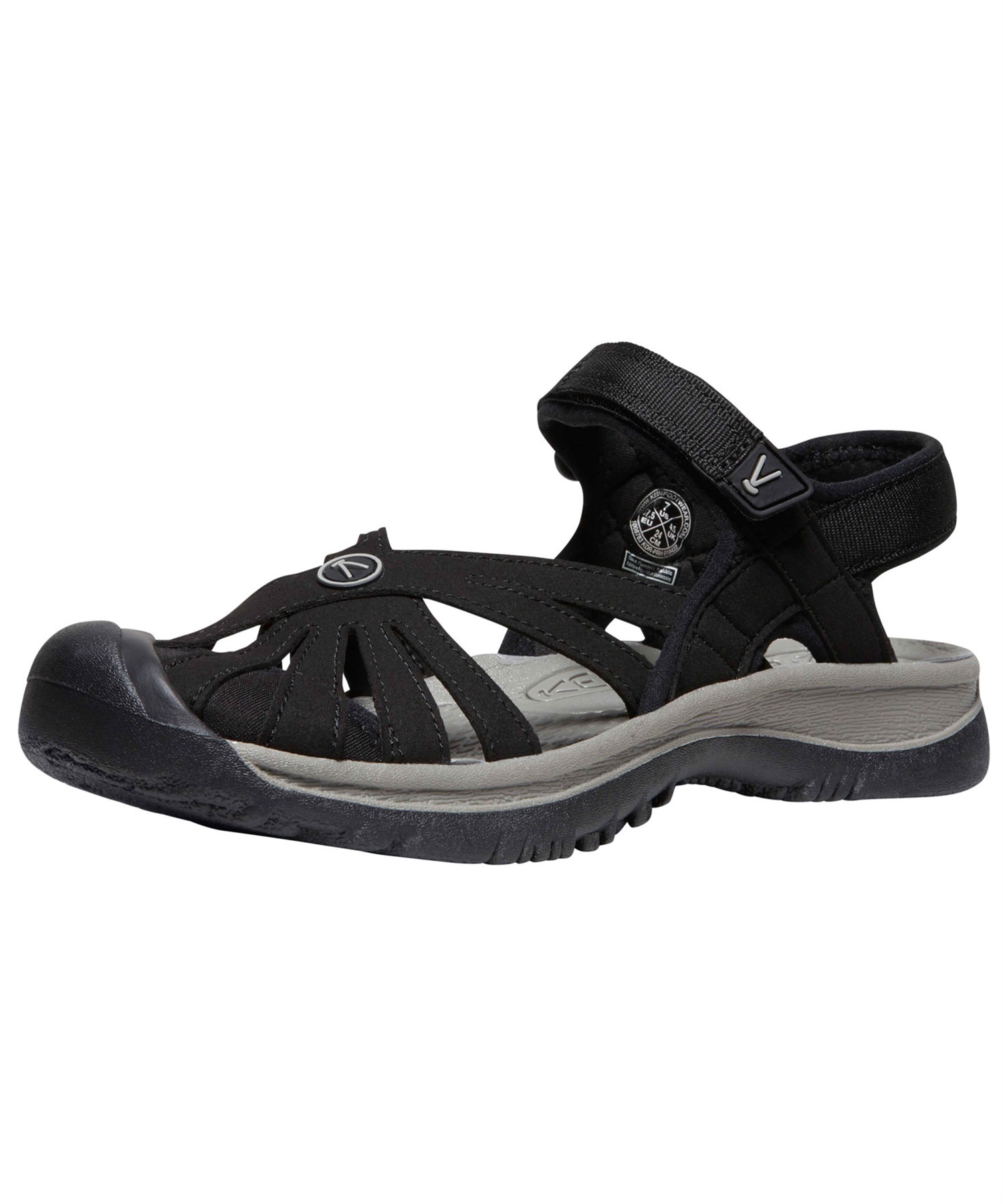 KEEN キーン ROSE SANDAL ローズ サンダル ウィメンズ アウトドアシューズ スポーツサンダル レディース 1008783(BKNGY-22.5cm)