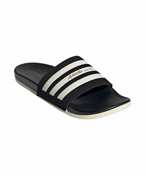 adidas アディダス ADILETTE COMFORT U GW5966 メンズ 靴 シューズ サンダル スポーツサンダル スライドサンダル KX1 D21(BKWWT-23.5cm)