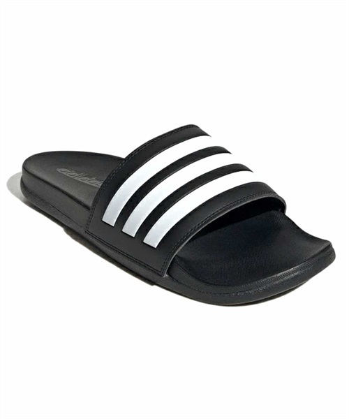 adidas アディダス Adilette Comfort Slides アディレッタ コンフォート サンダル GZ5891 メンズ レディース サンダル KX1 E20(CBKWT-23.5cm)