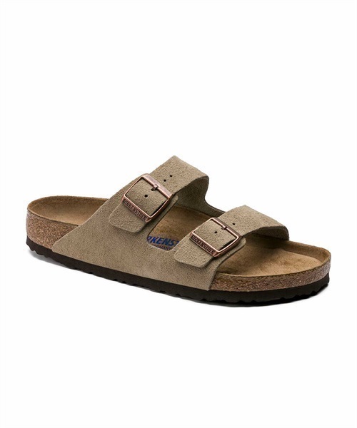 BIRKENSTOCK/ビルケンシュトック Arizona SFB アリゾナ ソフトフットベッド サンダル コンフォート コルク Regular width レギュラー幅 951321/951301(BLACK-25.0cm)