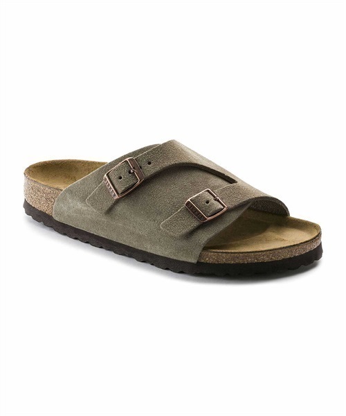 BIRKENSTOCK/ビルケンシュトック Zurich Suede チューリッヒ スウェード サンダル コンフォート コルク レギュラー幅 1023842/1025045/50461(TAUPE-25.0cm)