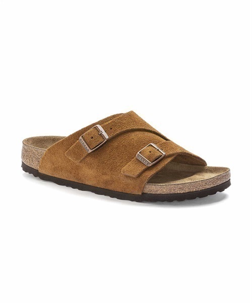 BIRKENSTOCK/ビルケンシュトック Zurich Suede チューリッヒ スウェード サンダル コンフォート コルク ナロー幅 1023891/1025060/1025008/50463(MINK-23.0cm)