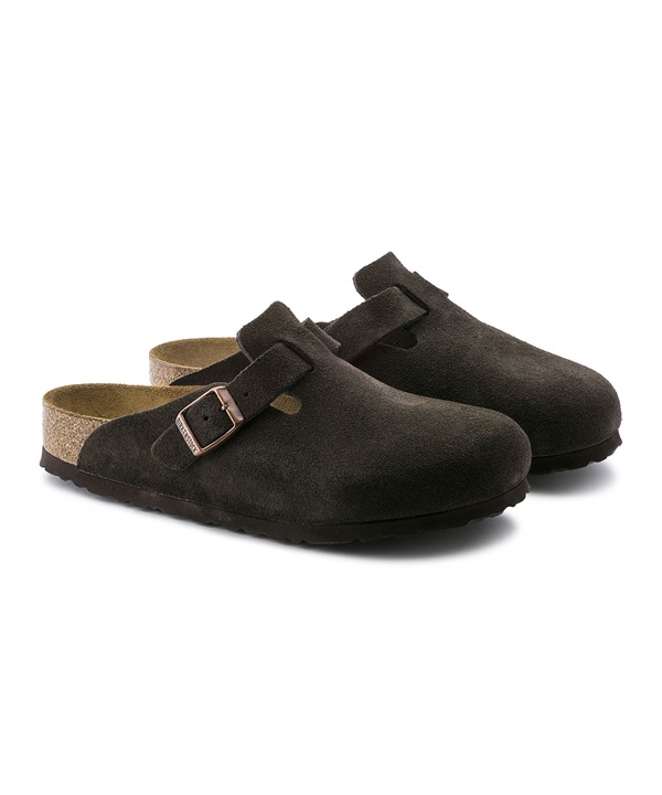 BIRKENSTOCK/ビルケンシュトック Boston SFB Suede ボストン ソフトフットベッド スウェード メンズ サンダル コンフォート コルク レギュラー幅 660461