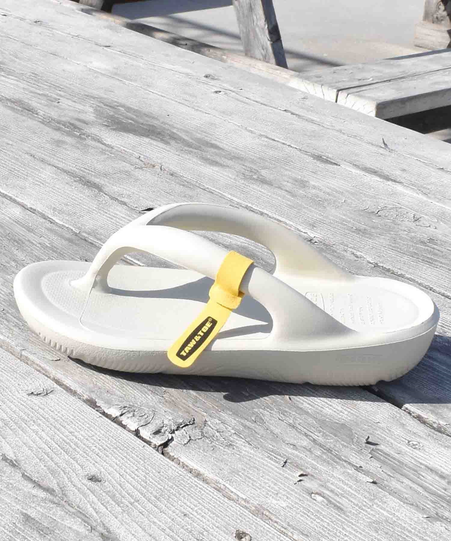 TAW&TOE トーアンドトー Zerovity Flipflop OG ゼロビティ フリップフロップ オージー レディース リカバリーサンダル MUSINSA ムシンサ Z-FF-NTAJ(NAT-22.0cm)