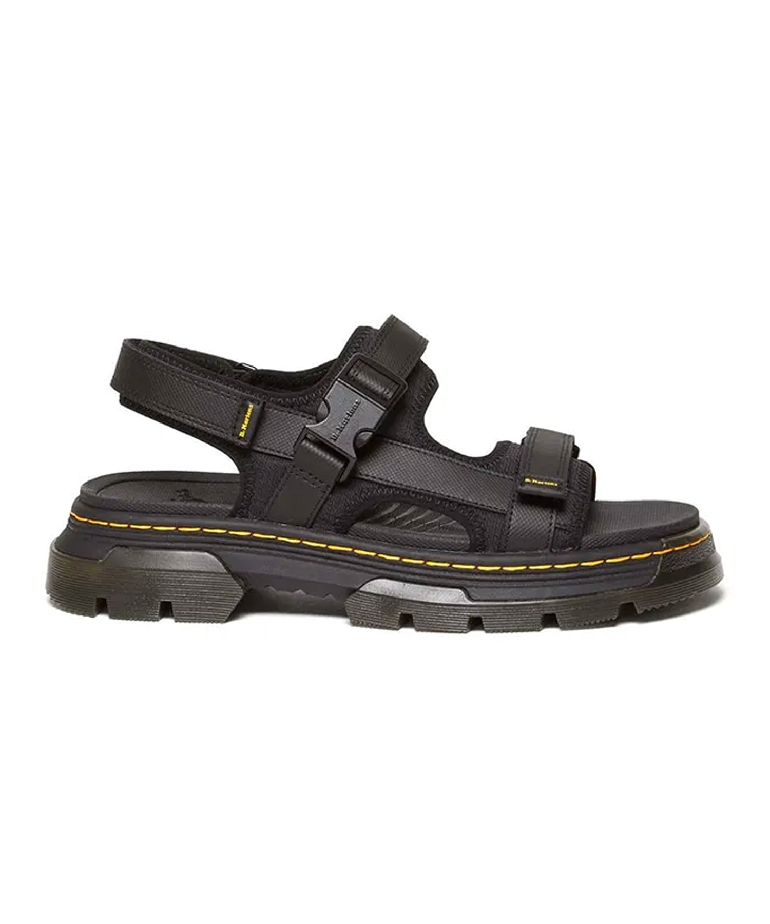 Dr.Martens ドクターマーチン FORSTER マルチストラップ サンダル メンズ レディース シューズ 軽量 31560001(BLACK-22.0cm)