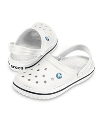 crocs クロックス CROCBAND CLOG 11016-100 シューズ サンダル JJ1 B4(White-22.0cm)