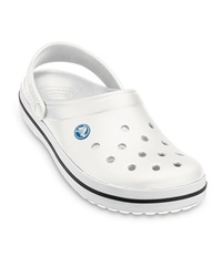 crocs クロックス CROCBAND CLOG 11016-100 シューズ サンダル JJ1 B4(White-22.0cm)