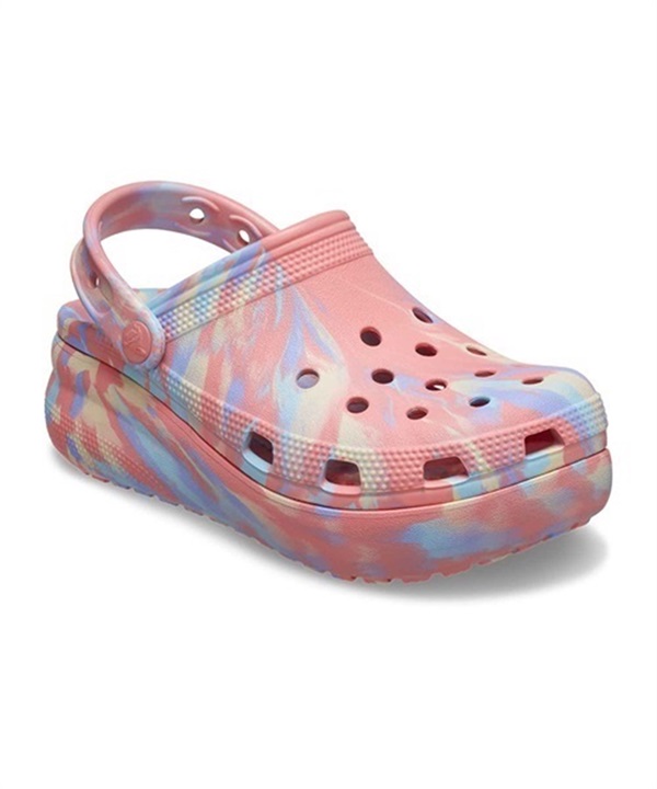 crocs クロックス CUTIE CRUSH MARBLED CLOG キューティー クラッシュ マーブル クロッグ 207837-6VU レディース シューズ サンダル KK1 D8